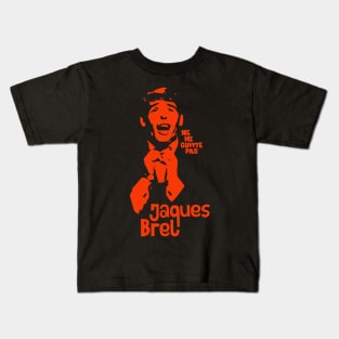 Amsterdam: Tribute Illustration to Jacques Brel's Iconic Song Kids T-Shirt
